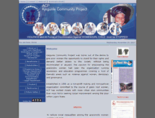 Tablet Screenshot of ajegunlecommunityproject.org
